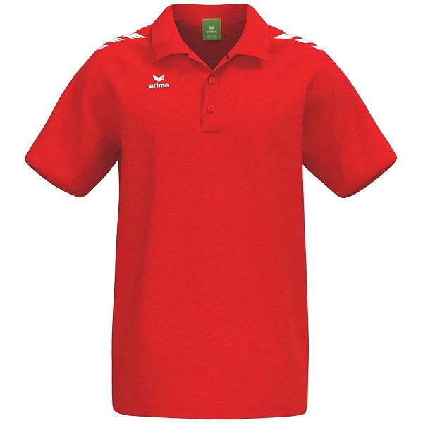 Erima Cmpt 3 Wings Polo Heren - Rood / Wit