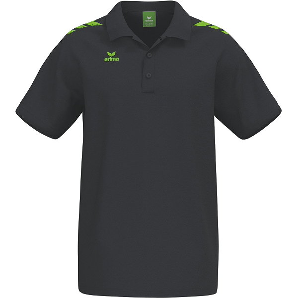 Erima Cmpt 3 Wings Poloshirt Herren - Schwarz / Green Gecko