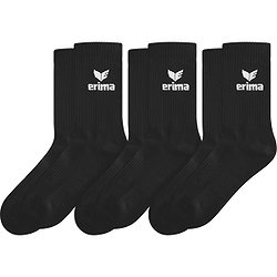 Erima 3-Pack Sportsokken - Zwart
