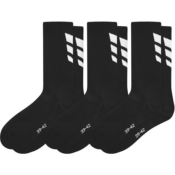 Erima 3 Wings 3-Pack Sportsokken Heren - Zwart