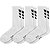 Erima 3 Wings 3-Pack Sportsokken Heren - Wit