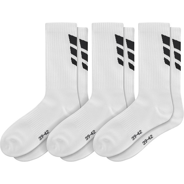 Erima 3 Wings 3-Pack Sportsokken Heren - Wit