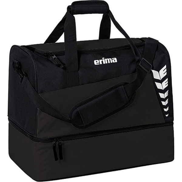 Erima Six Wings (Small) Sac De Sport Avec Compartiment Inférieur - Slate Grey / Noir