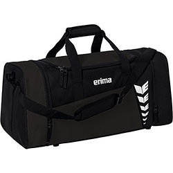 Erima Six Wings (Small) Sporttasche Mit Seitlichen Nassfächern - Orange / Schwarz