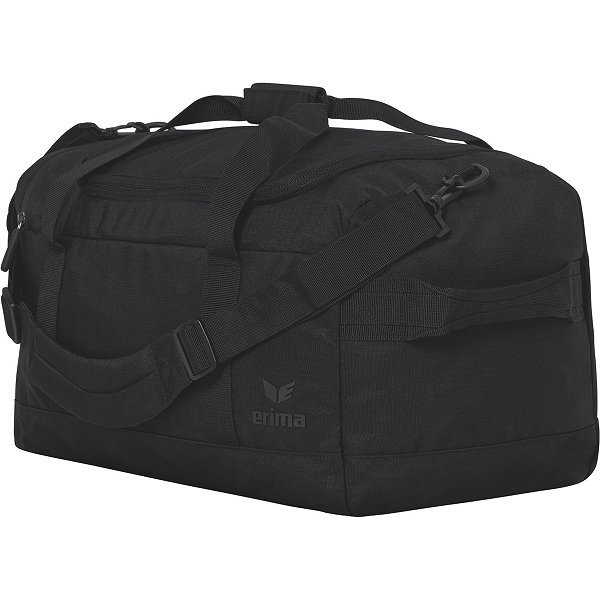 Erima Travel Line Opvouwbare Sac De Sport Avec Poches Latérales - Noir