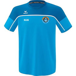 Erima Change T-Shirt Kinderen - Curaçao / Wit