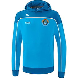 Erima Change Sweatshirt Met Capuchon Kinderen - Curaçao / Wit