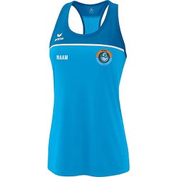 Erima Change Tanktop Dames - Curaçao / Wit