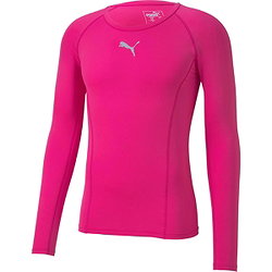 Puma Liga Baselayer Shirt Lange Mouw Heren - Roze