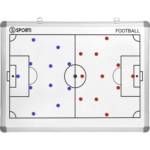 Teamswear Two-Sided Large 60 X 90 CM Tactiekbord - Wit