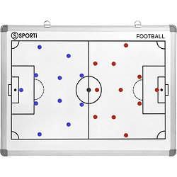 Teamswear Two-Sided Large 60 X 90 CM Tactiekbord - Wit