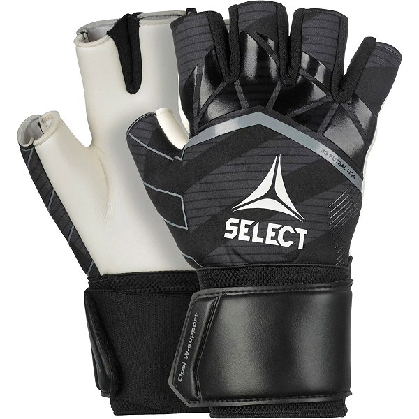 Select Futsal Liga V24 Keepershandschoenen - Zwart / Wit