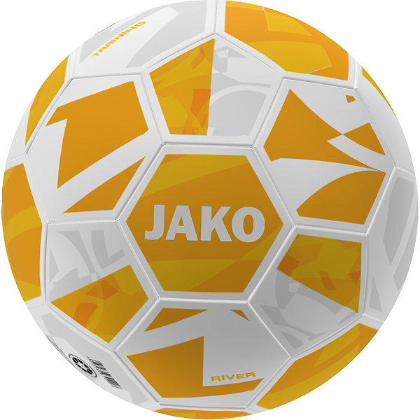 Jako River (Size 3) Ballon D'entraînement - Blanc / Jaune