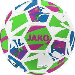 Jako River 350G (Size 4) Lightbal - Wit / Fluo Groen / Roze
