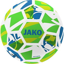 Jako River 290G (Size 4) Ballon Light - Blanc / Vert Fluo / Jaune Fluo