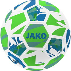Jako River 290G (Size 5) Ballon Light - Blanc / Vert Fluo / Menthe