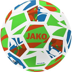 Jako River 350G (Size 5) Lightbal - Wit / Fluo Groen / Fluo Oranje