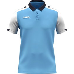 Jako Dynamic Poloshirt Kinder - Skyblue / Weiß / Marine