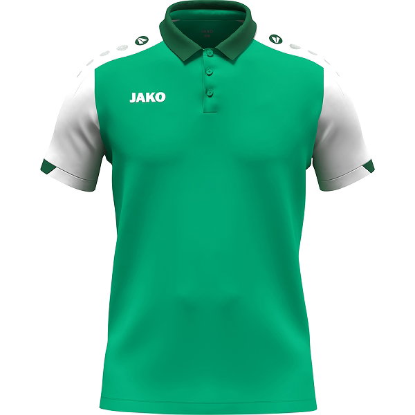 Jako Dynamic Polo Dames - Groen / Wit / Donkergroen