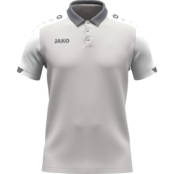 Jako Dynamic Polo Femmes - Gris Clair / Blanc / Gris