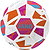 Jako Iconic 350G (Size 4) Ballon Light - Blanc / Corail / Pink