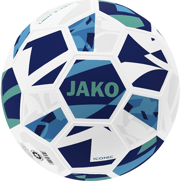 Jako Iconic 290G (Size 5) Lightball - Weiß / Navy / Mint