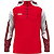 Jako Dynamic Hooded Half Zip Herren - Rot / Weiß / Dunkelrot
