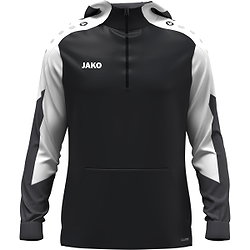 Jako Dynamic Hooded Half Zip Herren - Schwarz / Weiß / Anthrazit