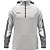 Jako Dynamic Hooded Half Zip Herren - Hellgrau / Weiß / Grau