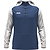 Jako Dynamic Hooded Half Zip Herren - Nightblue / Weiß / Hellgrau