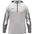 Jako Dynamic Hooded Half Zip Kinderen - Lichtgrijs / Wit / Grijs