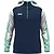 Jako Dynamic Hooded Half Zip Kinderen - Marine / Wit / Munt