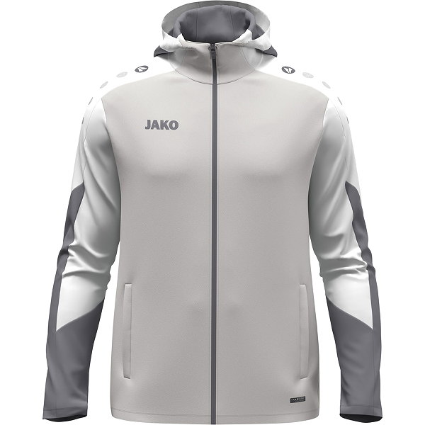 Jako Dynamic Sweat À Capuche Enfants - Gris Clair / Blanc / Gris