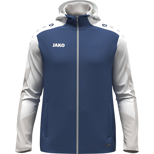 Jako Dynamic Sweat À Capuche Enfants - Bleu Nuit / Blanc / Gris Clair