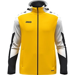 Jako Dynamic Sweat À Capuche Enfants - Jaune / Blanc / Noir