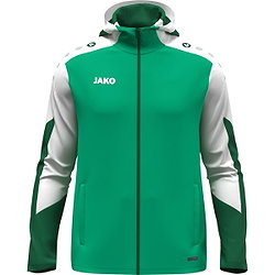 Jako Dynamic Sweat À Capuche Femmes - Vert / Blanc / Vert Foncé