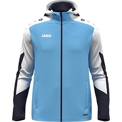 Jako Dynamic Sweat À Capuche Femmes - Bleu Ciel / Blanc / Marine