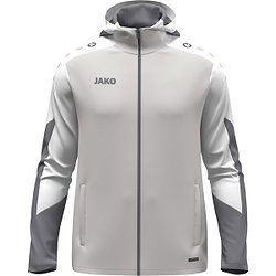 Jako Dynamic Hoodie Dames - Lichtgrijs / Wit / Grijs