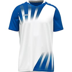 Présentation: Jako Vintage Maillot À Manches Courtes Hommes - Blanc / Royal