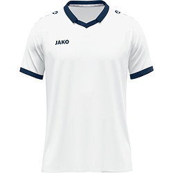 Jako Glory Shirt Korte Mouw Heren - Wit / Marine