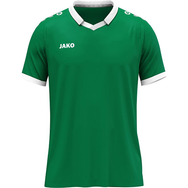 Jako Glory Maillot À Manches Courtes Hommes - Vert Foncé / Blanc