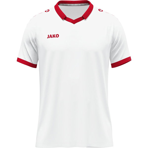 Jako Glory Maillot À Manches Courtes Hommes - Blanc / Rouge