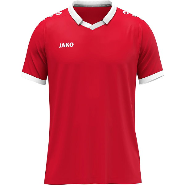 Jako Glory Maillot À Manches Courtes Hommes - Rouge / Blanc