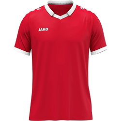 Jako Glory Shirt Korte Mouw Heren - Rood / Wit