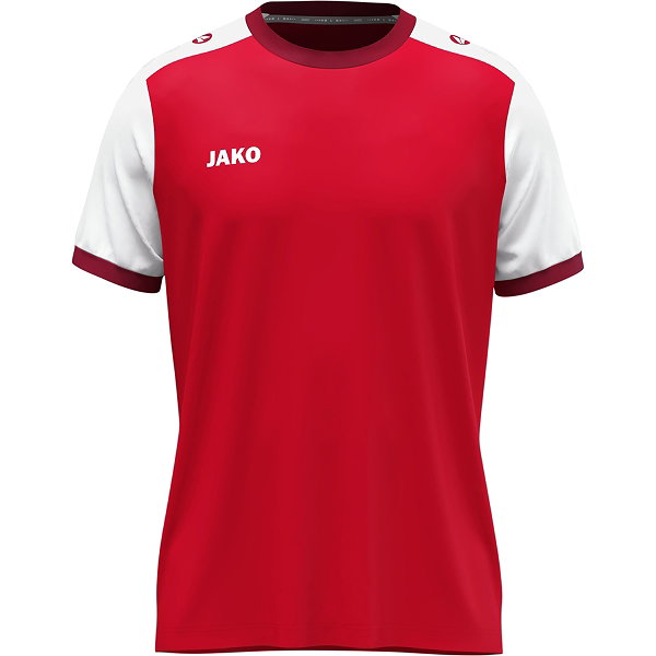 Jako Dynamic Shirt Korte Mouw Heren - Rood / Wit / Donkerrood