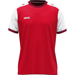 Jako Dynamic Shirt Korte Mouw Heren - Rood / Wit / Donkerrood