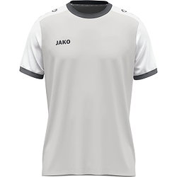Présentation: Jako Dynamic Maillot À Manches Courtes Hommes - Gris Clair / Blanc / Gris