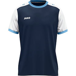 Jako Dynamic Maillot À Manches Courtes Hommes - Marine / Blanc / Bleu Ciel