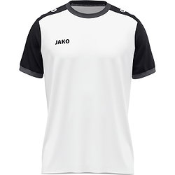 Jako Dynamic Maillot À Manches Courtes Hommes - Blanc / Noir / Anthracite
