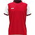 Jako Dynamic Shirt Korte Mouw Kinderen - Rood / Wit / Donkerrood